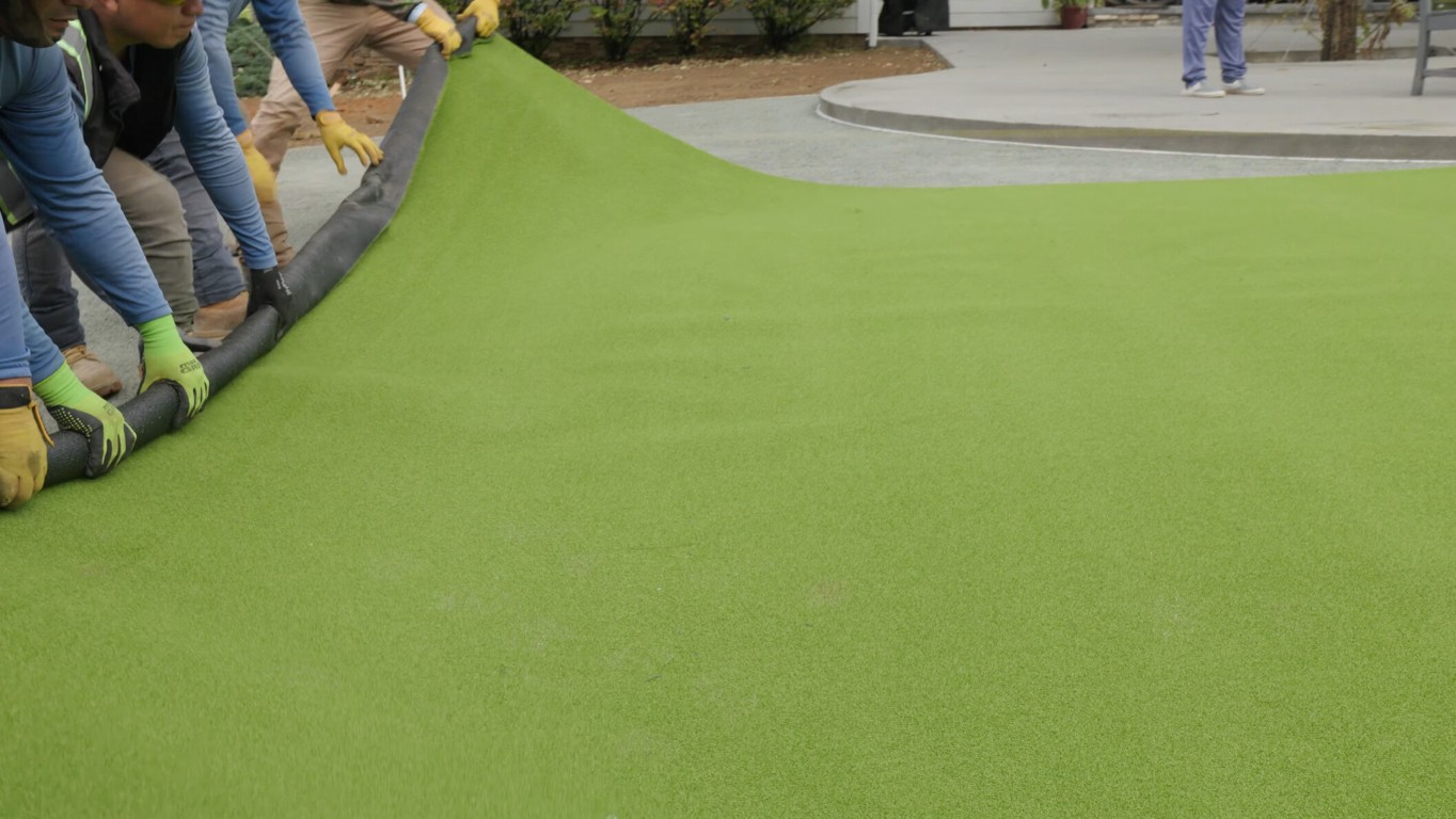 Ultra-durable safety turf installation for playground in Apopka, FL